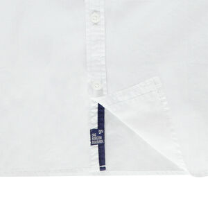 Junior - Chemise manches courtes unie  
