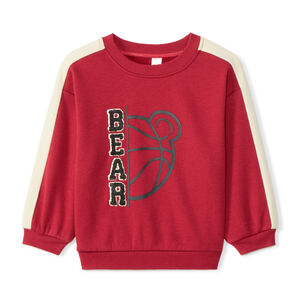 Sweat molleton oversize motif basket pour bébé garçon 