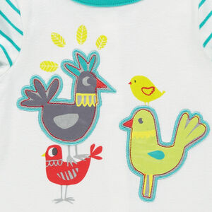 Ensemble tunique et legging à oiseaux 