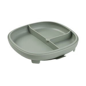 Assiette ventousée avec séparateur amovible 2 en 1 sage 