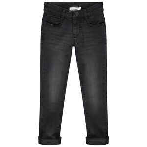 Jean effet used et crinkle coupe slim 