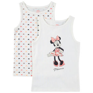 Lot de 2 maillots de corps print Minnie Disney 