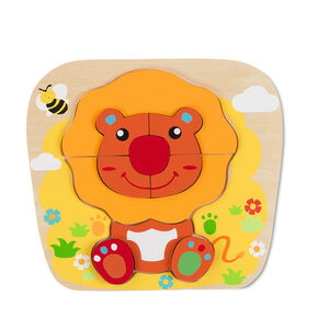 Puzzle Lion - Orange/Rouge 