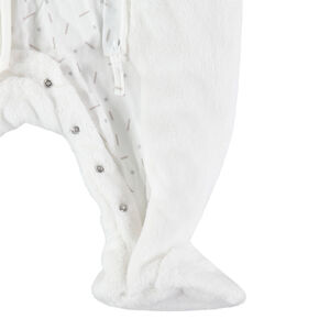 Combi-pilote en sherpa avec capuche à oreilles  