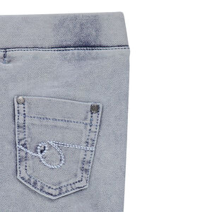 Jegging en molleton surteint 