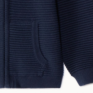 Gilet en tricot fantaisie et poches pour bébé garçon 