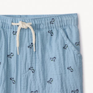 Ensemble short + chemise en toile imprimé Scoot garçon 