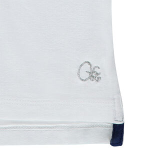 Polo manches courtes en jersey avec logo brodé 