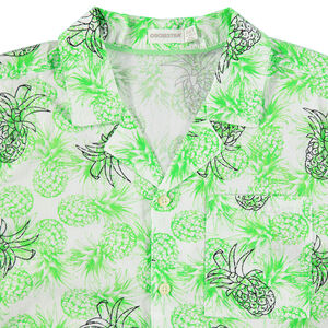 Junior - Chemise manches courtes avec ananas printés 