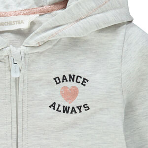 Gilet à capuche en molleton à imprimé fantaisie 