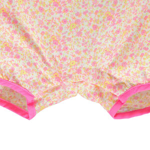 Combishort naissance imprimé fleuri 