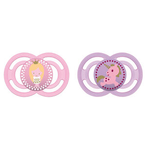 Lot de 2 sucettes silicone perfect 18m+ 
