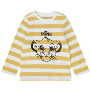 T-shirt manches longues en jersey rayé print Le Roi Lion Disney pour bébé garçon 