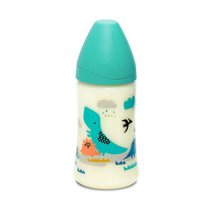 Biberon Dino 270 ml - Bleu 