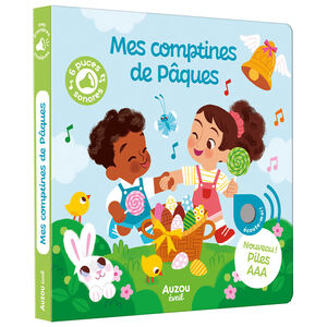 Livre Mes premiers sonores "Mes comptines de Pâques" 3ans+ 