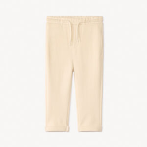 Pantalon de jogging uni en maille piquée pour bébé garçon 