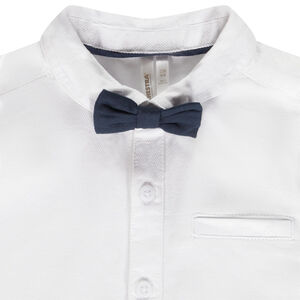 Chemise de cérémonie avec nœud papillon pour bébé garçon 