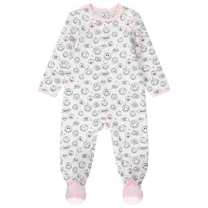 Dors-bien en jersey avec imprimé Smiley all-over 