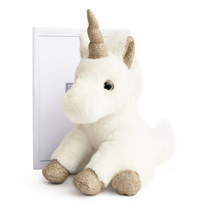 Peluche Licorne 23cm - Or 