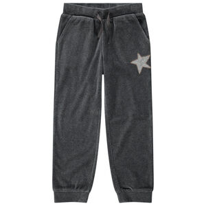 Pantalon de jogging en velours avec étoile en sequins 