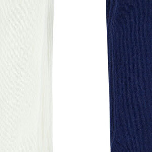 Lot de 2 collants épais unis 
