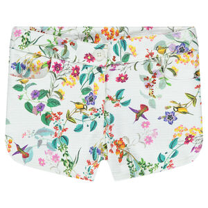 Short imprimé fleuri 
