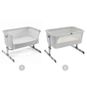 Berceau Next2Me - Dove Grey 