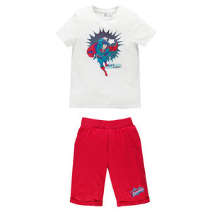 Junior - Pyjama en jersey court DC Comics print Superman 
