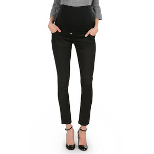 Pantalon de grossesse en twill avec bandeau haut 