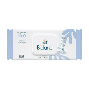 Paquet de 72 lingettes épaisses H2O 