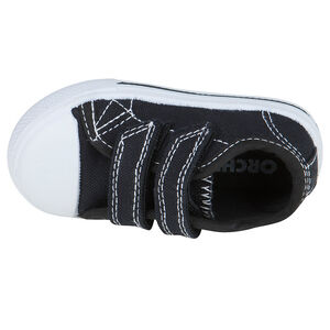 Baskets basses en toile à scratchs du 28 au 35  