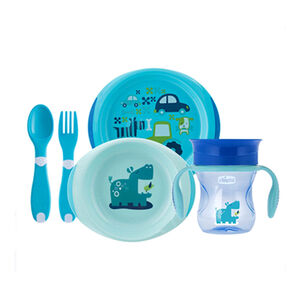 Coffret repas 12M+ - Bleu 