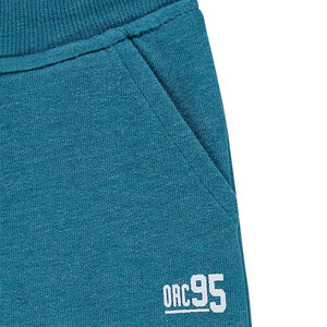 Junior - Pantalon de jogging en molleton uni avec logo printé 