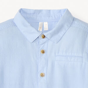 Chemise manches courtes uni pour bébé garçon 