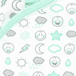 Body manches longues en jersey print Smiley Baby all-over 