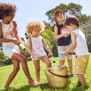 Bermuda molleton imprimé fantaisie pour bébé garçon 