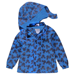 Parka en gomme avec serti Mickey all-over 