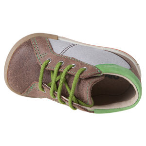 Bottillons en cuir à lacets 