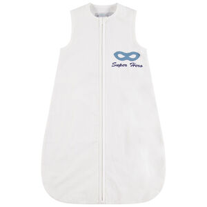 Turbulette sans manches unie avec masque brodé 