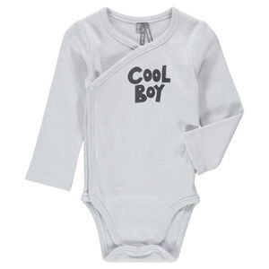 Body manches longues en jersey avec message printé 