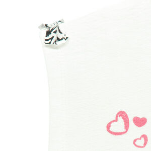 Tunique manches courtes avec print zèbre 