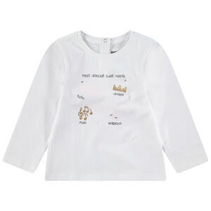 T-shirt manches longues en jersey avec print fantaisie  