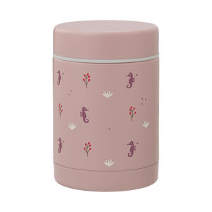 Pot alimentaire isotherme 300ml Hippocampe Rose  