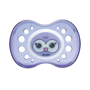 Sucette silicone 18 mois+ nuit sans anneau 