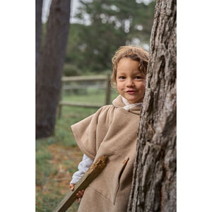 Poncho Teddy 1-3 ans Brun  