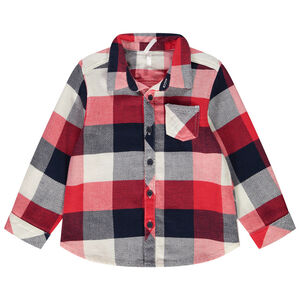 Chemise manches longues à carreaux pour bébé garçon 