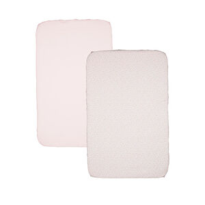 Lot de 2 draps housse Next2Me - Miss Pink 