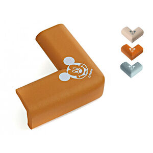 Lot de 4 protections d'angles Mickey - 6,8 x 6,8 x 3,5 cm 