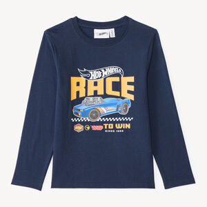 T-shirt manches longues garçon Hot Wheels 