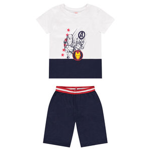 Pyjama court en jersey print Iron Man Marvel 